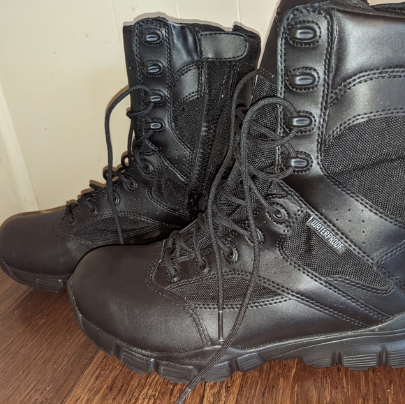 Reebok Men's Lightweight 8in Tactical Waterproof Boot w Side Zipper RB8825 - Picture 2 of 6